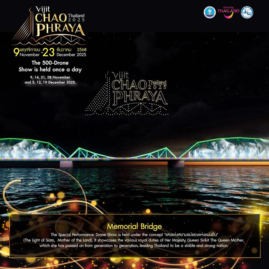 Experience Vijit Chao Phraya 2025 from the Best Seat on the River